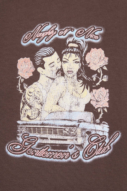 "EL ROMANTICO" TEE IN WOOD