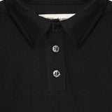 LITTLE HUMAN™ S/S POLO SHIRT IN ANTHRACITE