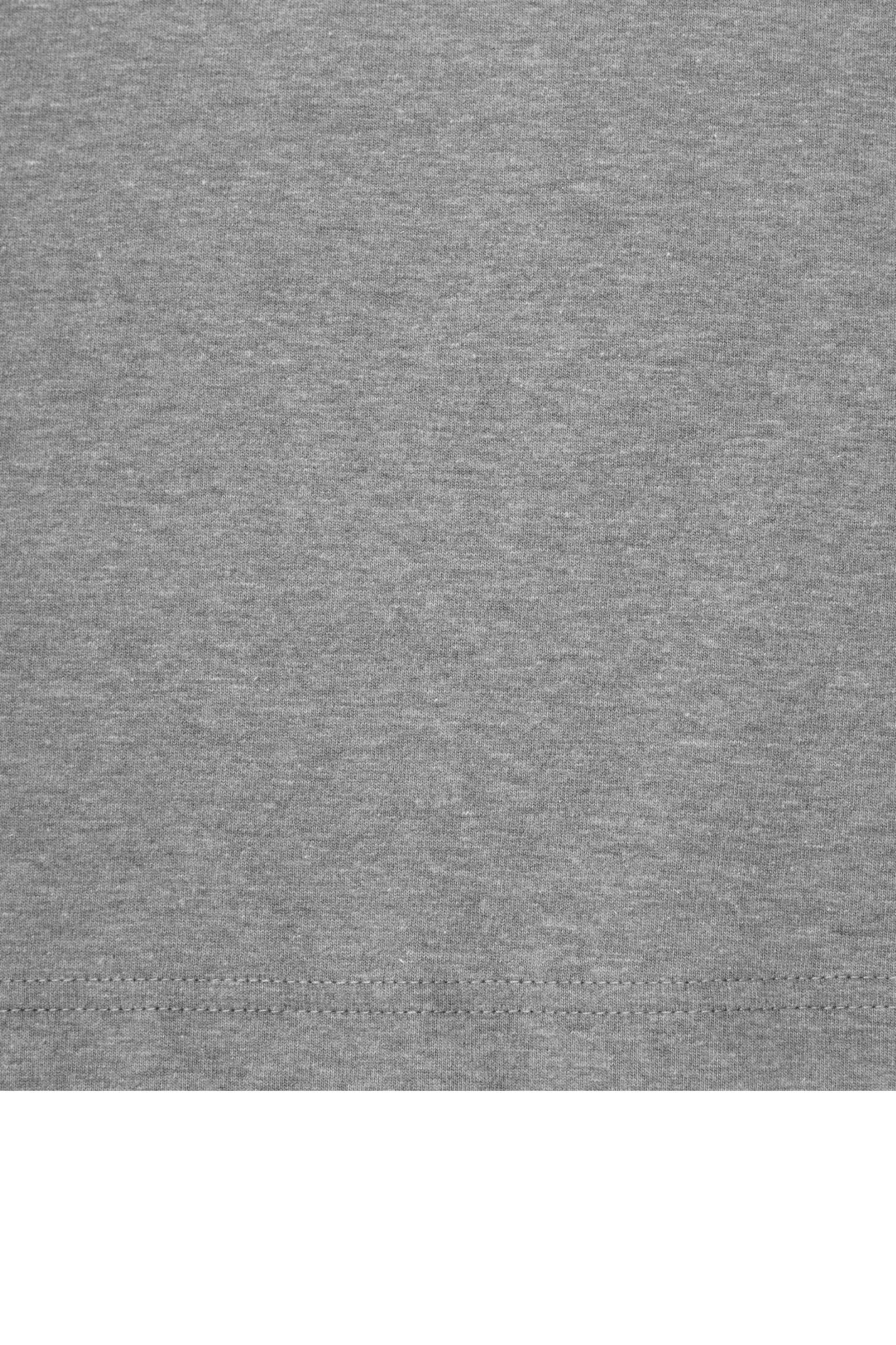 ULTRA HEAVY BOX TEE IN HEATHER GREY