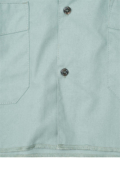 4 POCKET CUBAN SHIRT IN TEAL