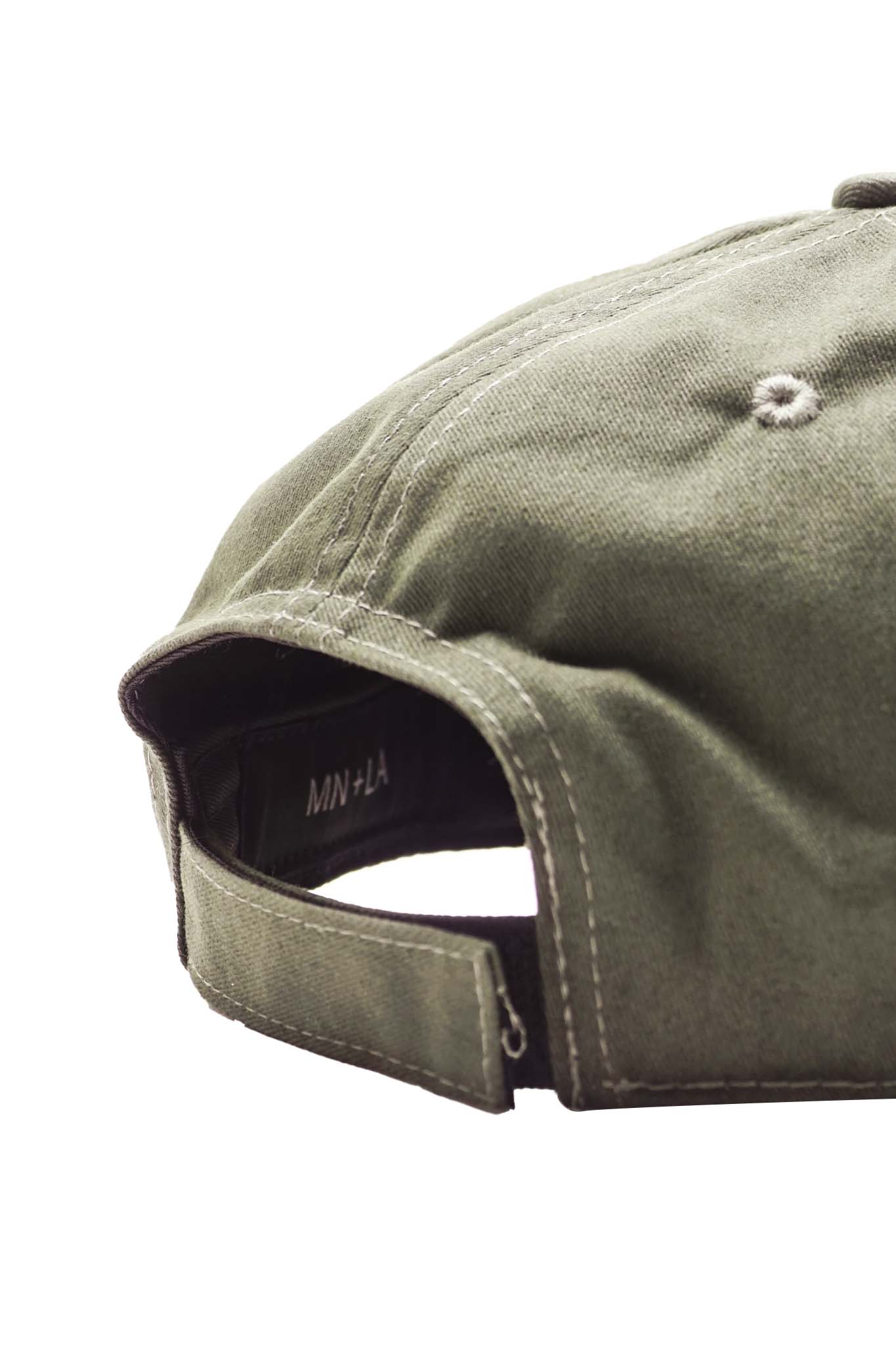 "BALANCE" 6 PANEL HAT IN OLIVE