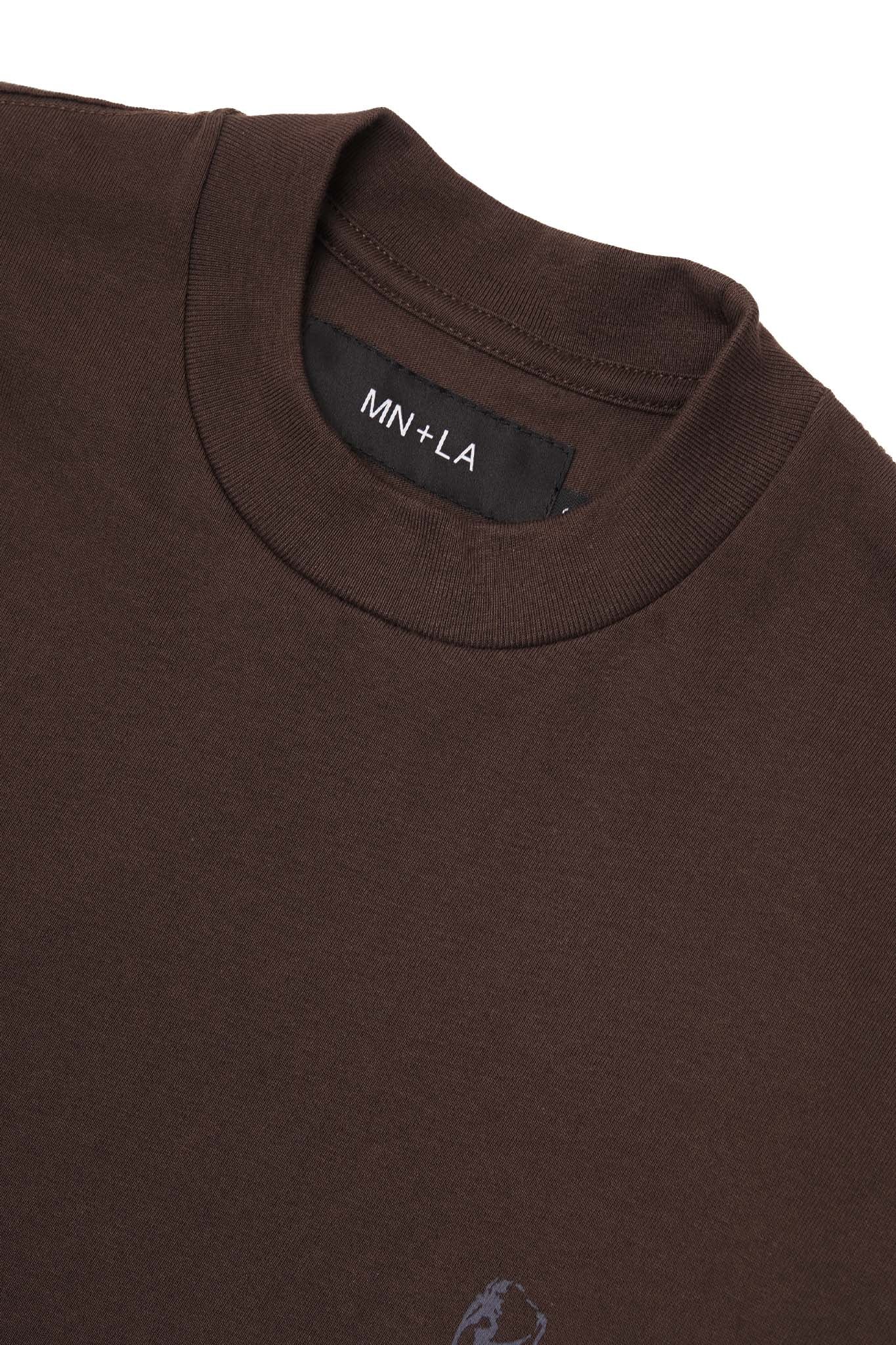 "SOUFFRE IN SILENCE" ULTRA HEAVY TEE IN WOOD