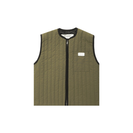 LITTLE HUMAN™ BUBBLY VEST IN OLIVE