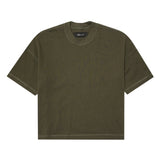 WAFFLE WEAVE VAST TEE IN OLIVE