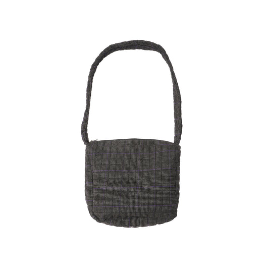 "FLOW" CROSS BAG IN PIGEON PLAID