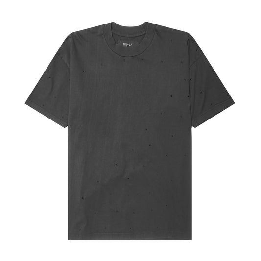 TATTERED BOX TEE IN CROW