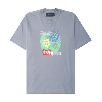 "SUN SEEKER" TEE IN GLACIER