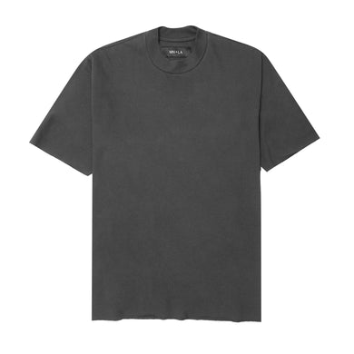 CHOP CHOP TEE IN CHARCOAL GREY