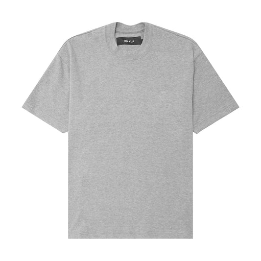 ULTRA HEAVY BOX TEE IN HEATHER GREY