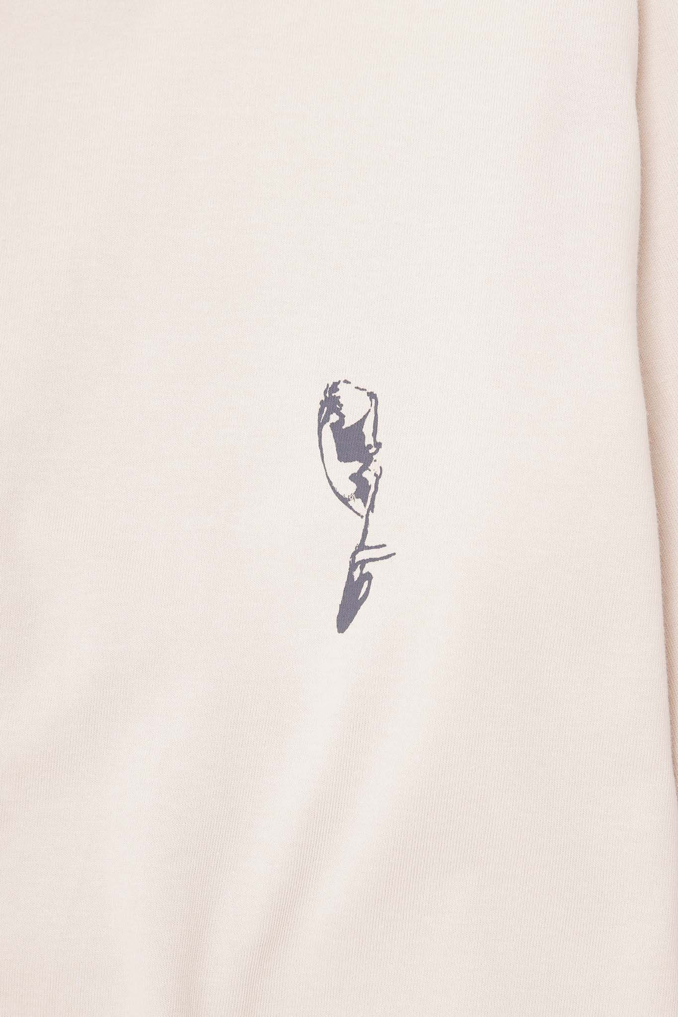 "SOUFFRE IN SILENCE" ULTRA HEAVY TEE IN OAT