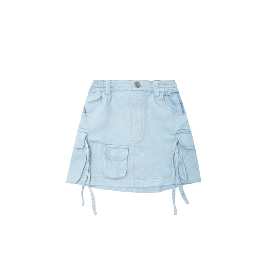 "VAPOR BLUE" BONNIE FIELD SKIRT