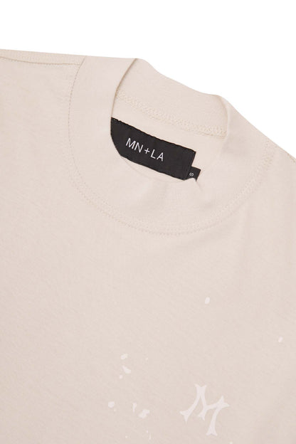 "HITTER" V3 MOCK NECK LITE TEE IN POWDER PINK