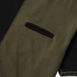 NEEDLEWORK POCKET WAFFLE TEE IN TAIGA