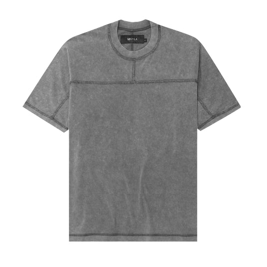 STRIDE TEE IN MOON GREY