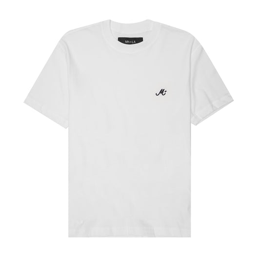 M+ LOUNGE LITE TEE IN WHITE