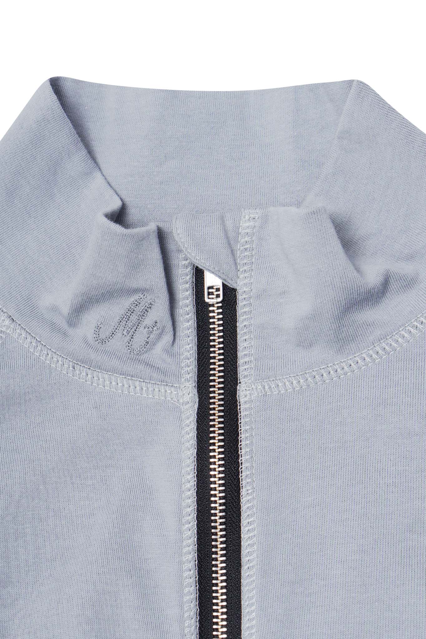M+ QUARTER ZIP L/S TEE V2 IN SIERRA BLUE