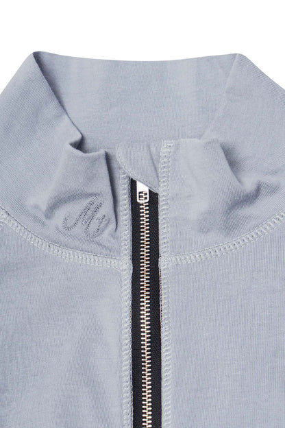 M+ QUARTER ZIP L/S TEE V2 IN SIERRA BLUE