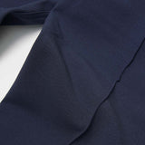 PLEATED CROPPED PANTS IN NAVY