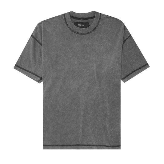 BOX LITE TEE IN ASH GREY