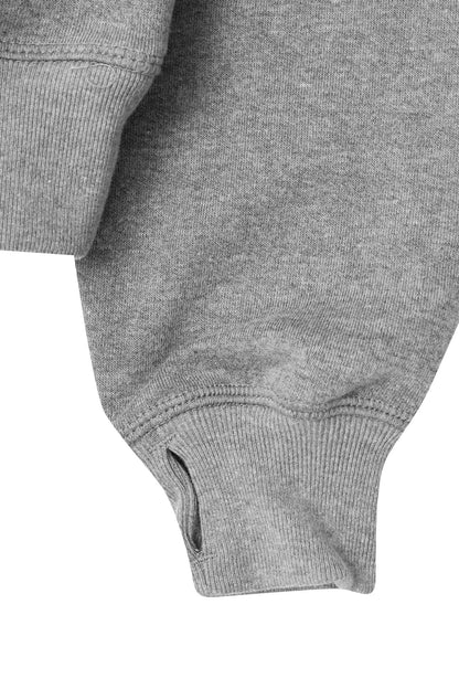 "MERCURIAL" HOODIE IN HEATHER GREY