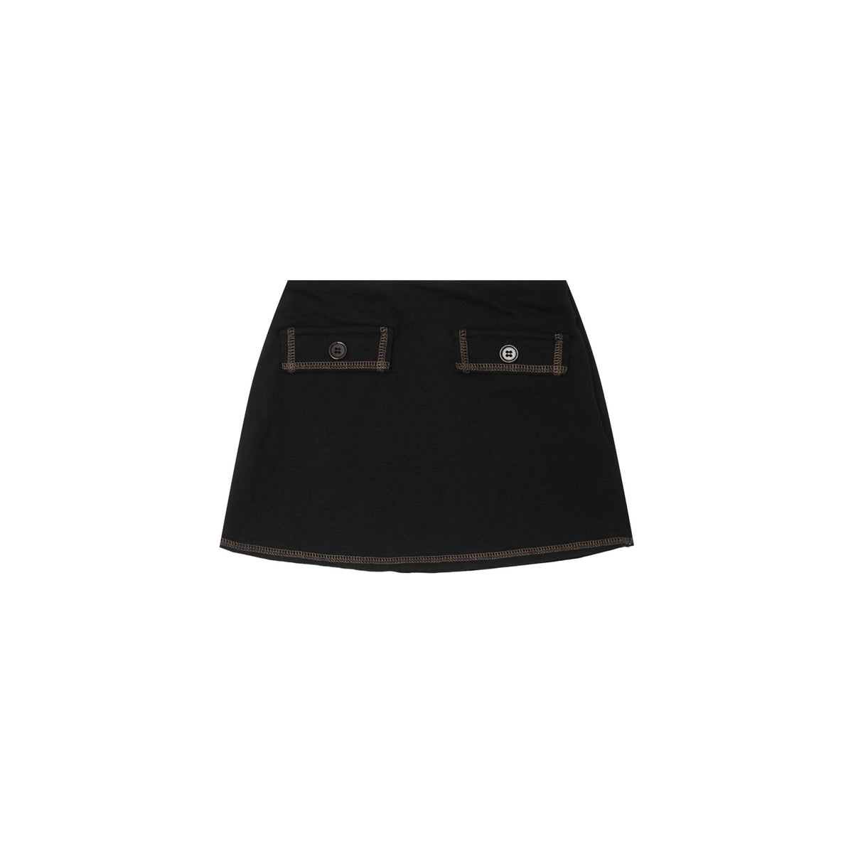 LITTLE HUMAN™ WAFFLE SKIRT IN ANTHRACITE
