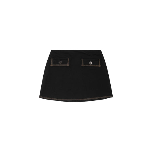 LITTLE HUMAN™ WAFFLE SKIRT IN ANTHRACITE
