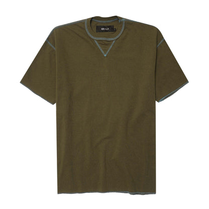 WAFFLE EXO™ MILITIA BOX TEE IN OLIVE
