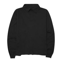 "CLUB" L/S POLO SHIRT IN CAVIAR