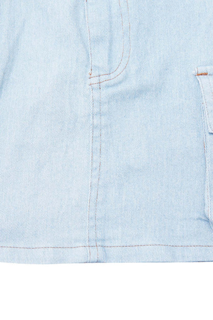 "VAPOR BLUE" BONNIE SKIRT