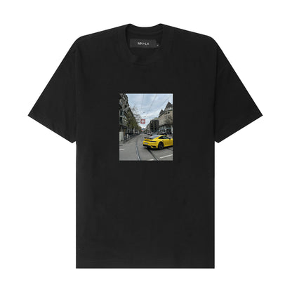 "911 TURBO S" TEE IN ANTHRACITE