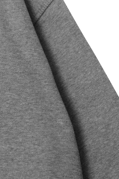 MN+LA™ SPLIT HOODIE IN ANTHRACITE/HEATHER GREY