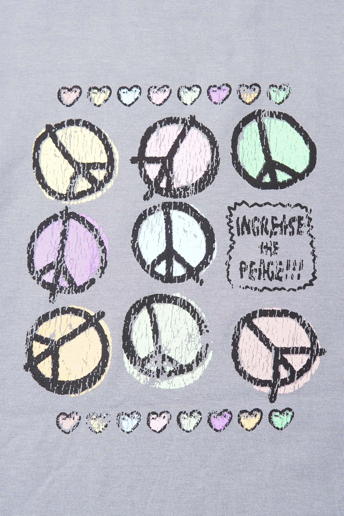 "INCREASE THE PEACE" TEE IN GLACIER