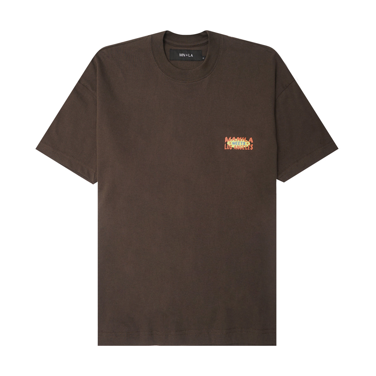 "FREEHAND" LOGO TEE IN WOOD