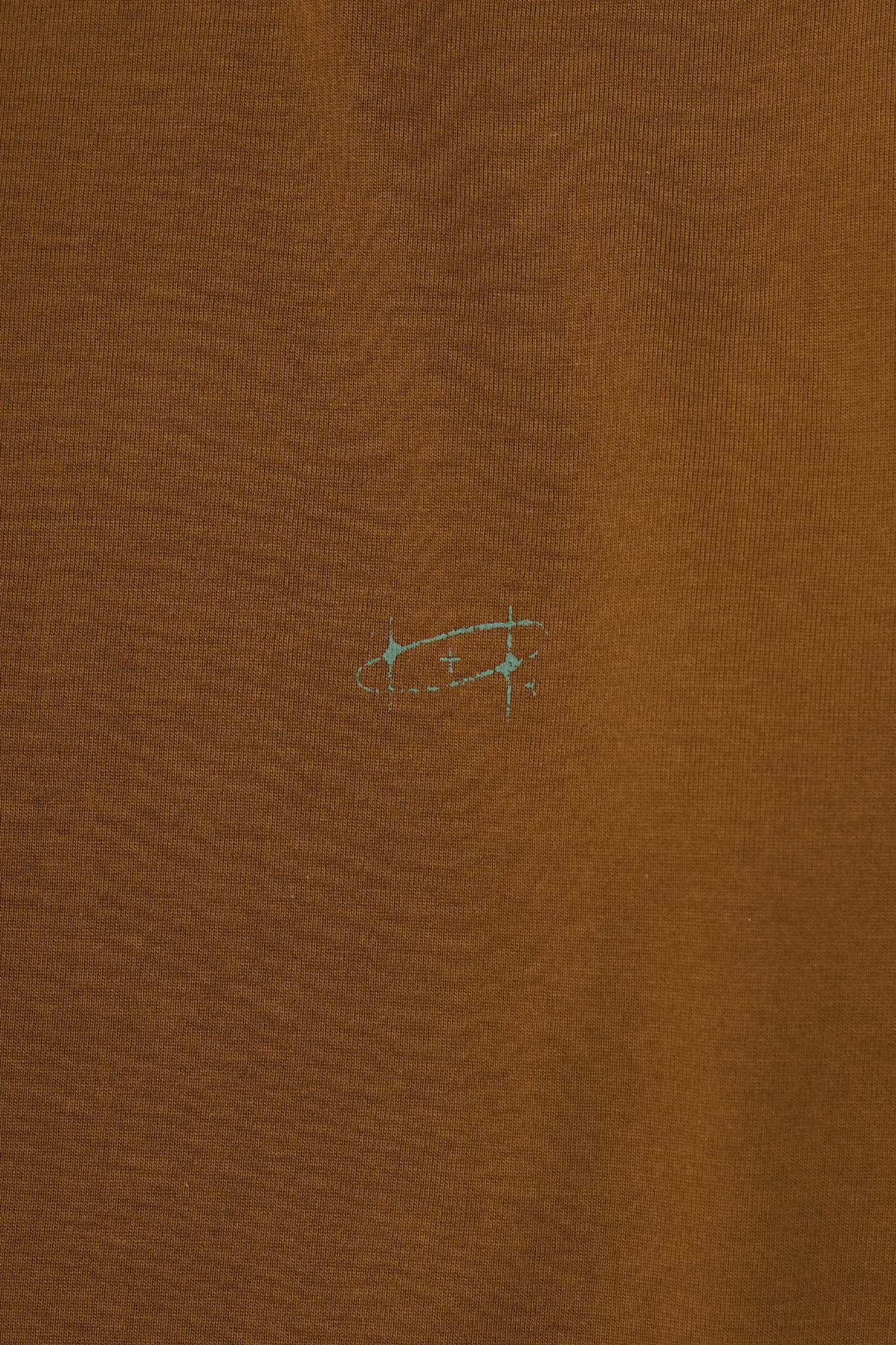 "COSMIC UNION" ULTRA HEAVY TEE IN RUST