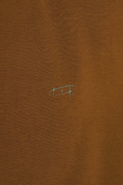 "COSMIC UNION" ULTRA HEAVY TEE IN RUST