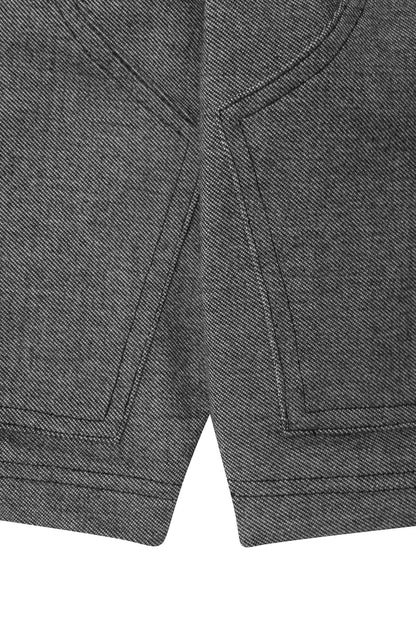 DOUBLE KNEE PHAT SHORTS IN NEVADA GREY