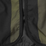 NEEDLEWORK VEST IN OLIVE/ANTHRACITE