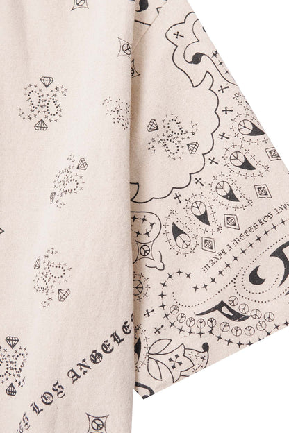 "PEACE PAISLEY" CHORE SHIRT IN OAT