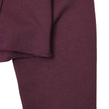 CUTOFF HOODIE IN WINE