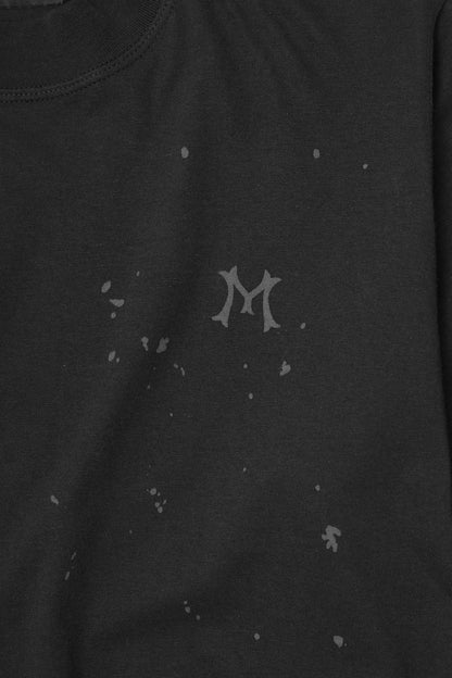 "HITTER" V3 MOCK NECK LITE TEE IN CAVIAR