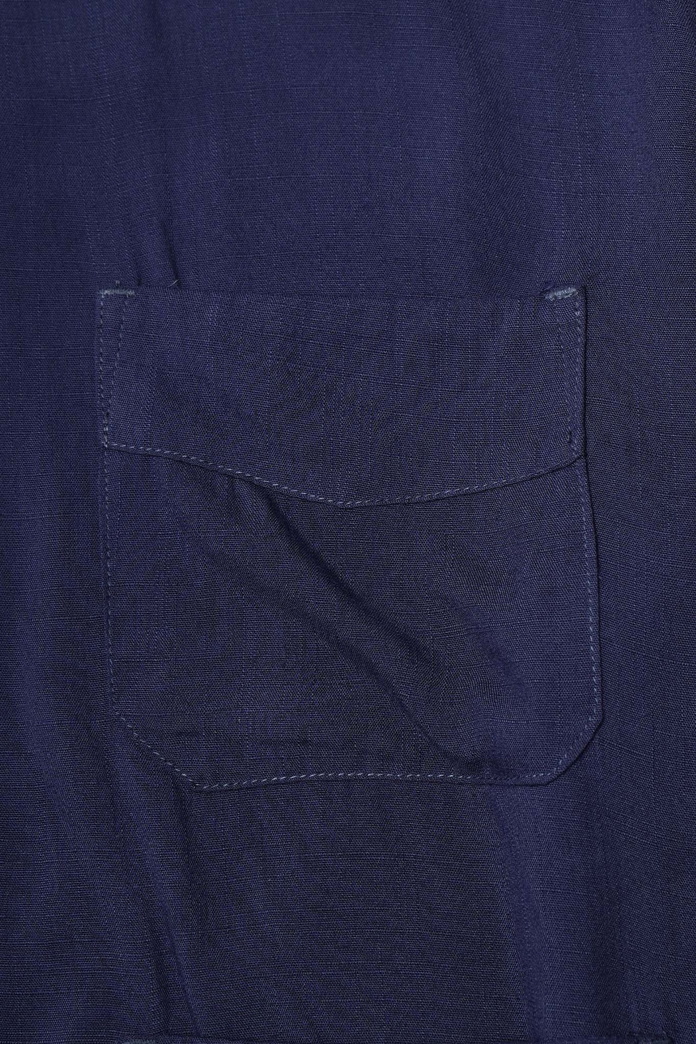 4 POCKET CUBAN SHIRT IN MIDNIGHT