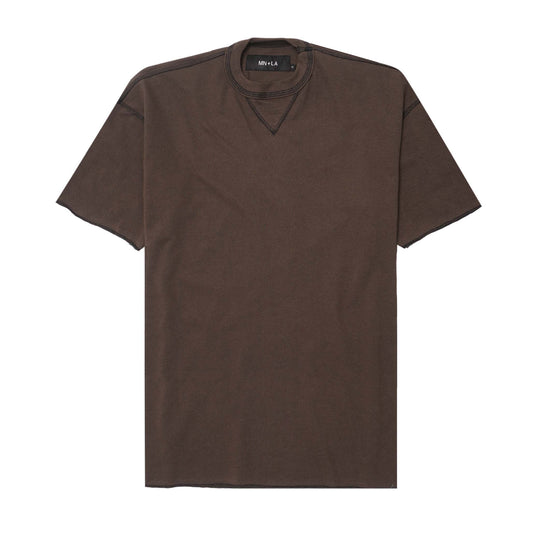 WAFFLE EXO™ MILITIA BOX TEE IN WOOD