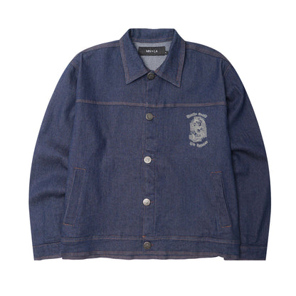 YEAR OF THE DRAGON "COLD NAVY" TRUCKER JACKET