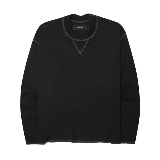 EXO™ MILITIA LONGSLEEVE WAFFLE TEE V3 IN ANTHRACITE/OLIVE