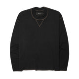 EXO™ MILITIA LONGSLEEVE TEE V3 IN CAVIAR/OLIVE