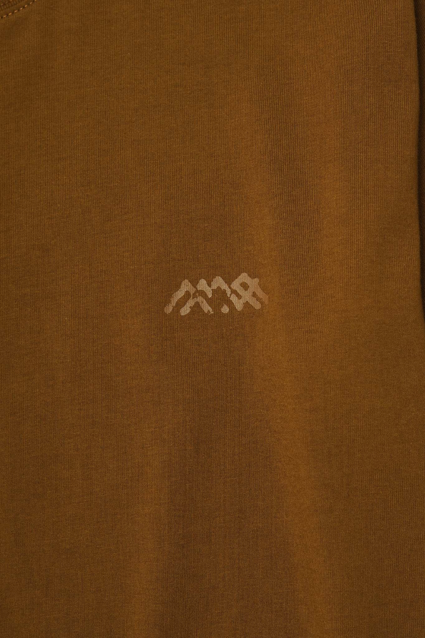 "VISAGES" ULTRA HEAVY TEE IN RUST