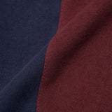 ROGUE SPLIT WIDE PANTS IN BURGUNDY/NAVY
