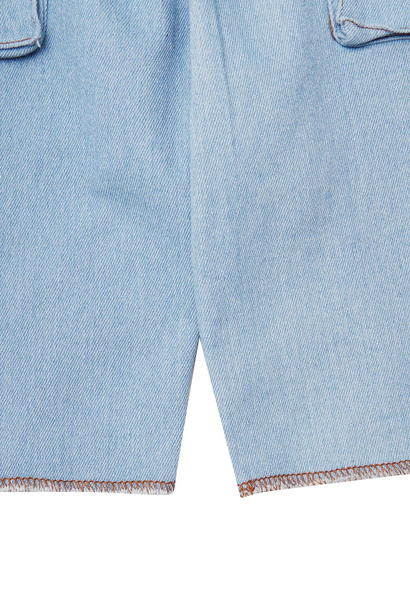 "VAPOR BLUE" OVERPOCKET PHAT SHORTS