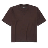 EXO™ MILITIA MOCK NECK WAFFLE TEE IN CHARCOAL GREY