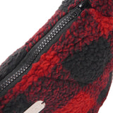 CLOUD BAG IN CARMINE PLAID